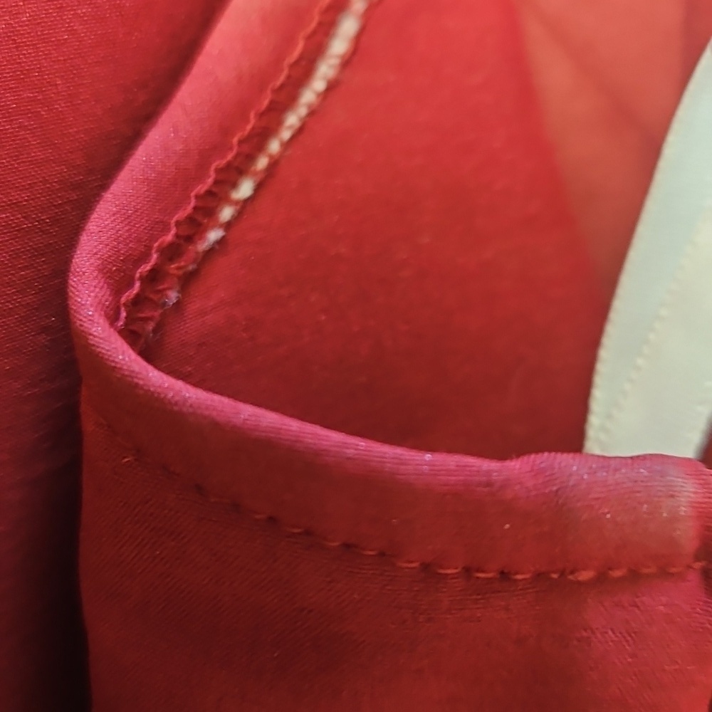 Geade/Elegant  Red Dress Women's L Burgundy . - Picture 7 of 7